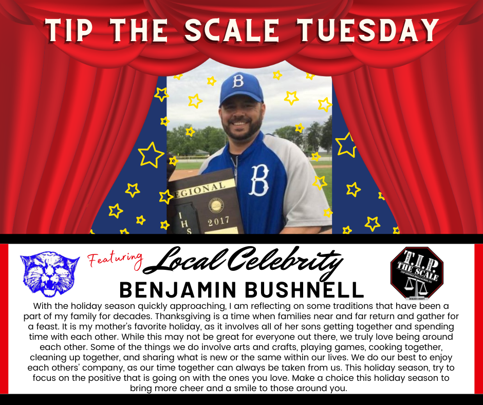 TIP Celebrity Feature Benjamin Bushnell Graphic