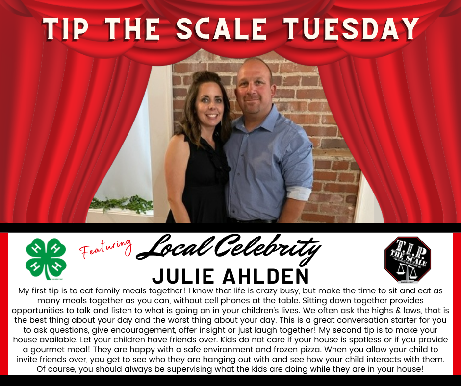 TIP Celebrity Feature Julie Ahlden Graphic