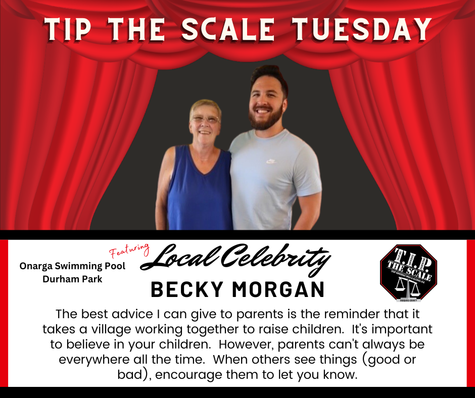 TIP Celebrity Feature Becky Morgan Graphic