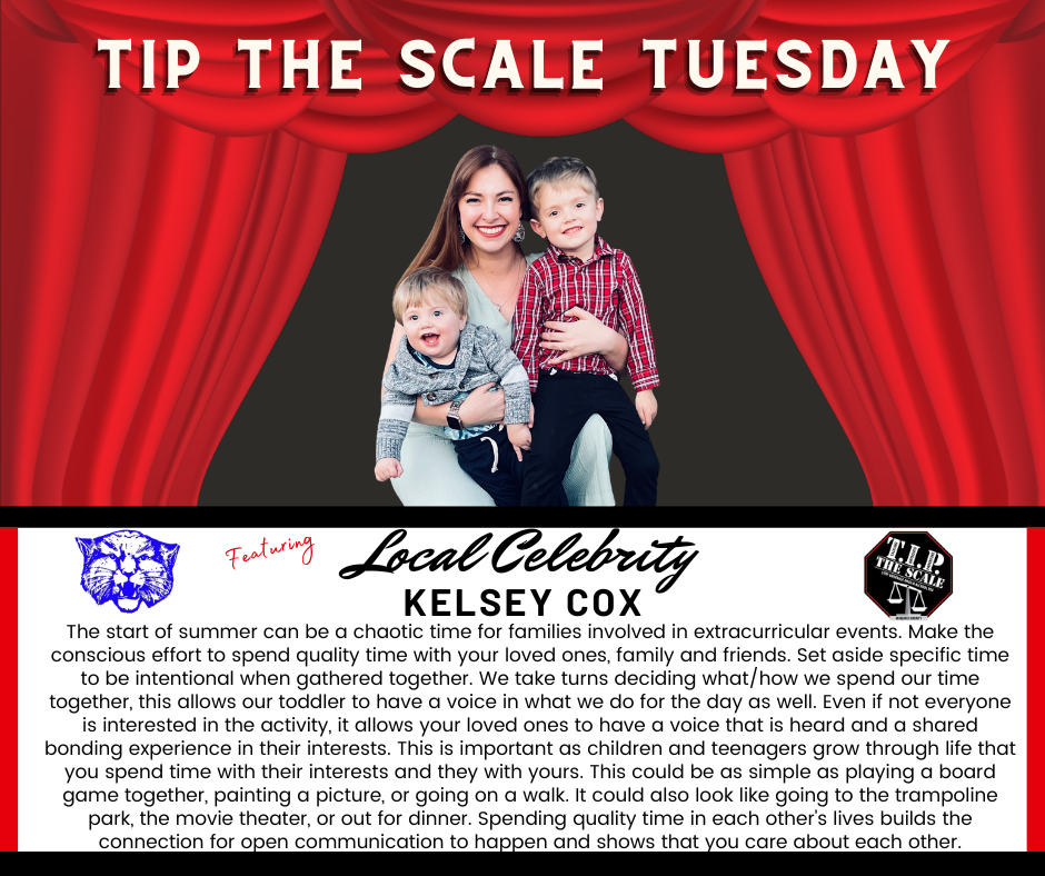 TIP Celebrity Feature Kelsey Cox Graphic