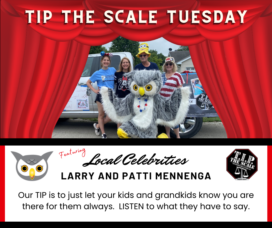 TIP Celebrity Feature Larry and Patti Mennenga Graphic