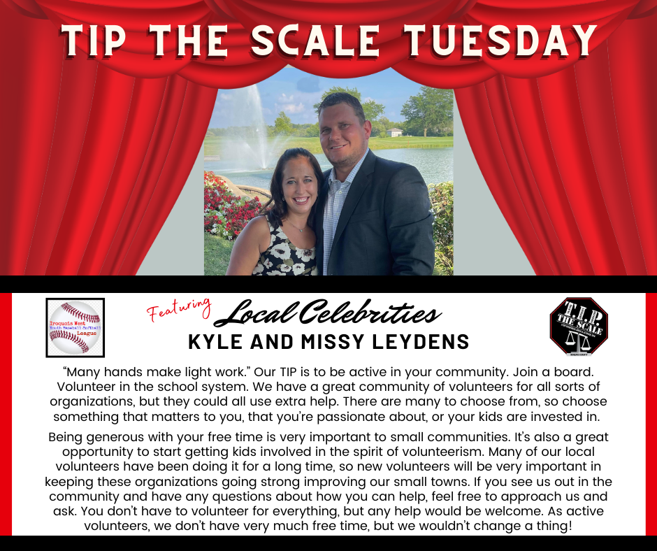 TIP Celebrity Feature Kyle and Missy Leydens Graphic
