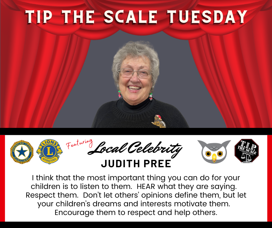 TIP Celebrity Feature Judith Pree Graphic