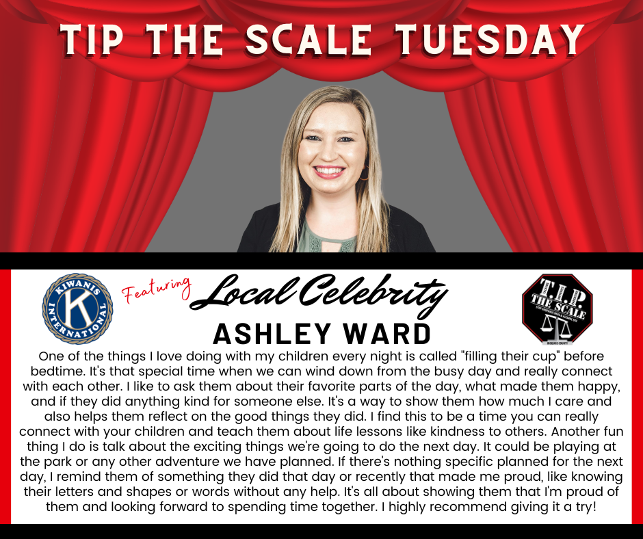 TIP Celebrity Feature Ashley Ward Graphic