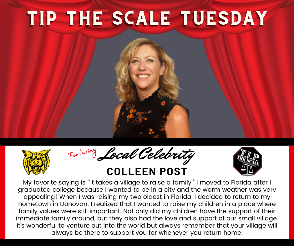 TIP Celebrity Feature Colleen Post Graphic