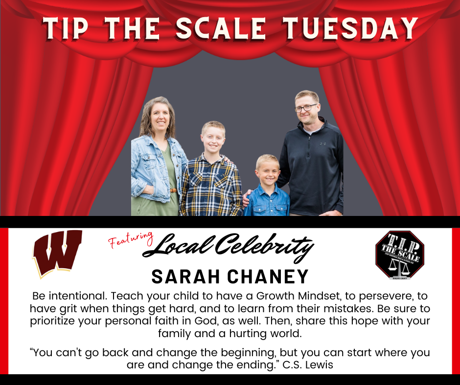 TIP Celebrity Feature Sarah Chaney Graphic